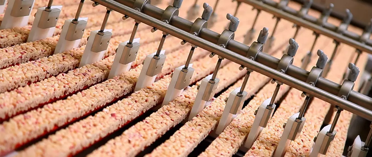 Nutrition bar cutting production line
